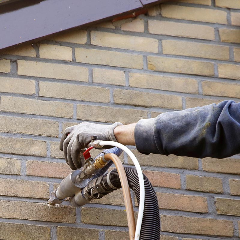 cavity wall insulation instalation