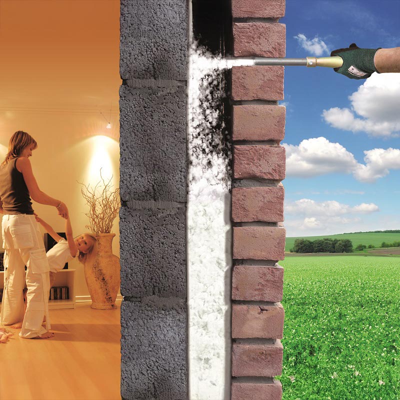 how cavity wall insulation works