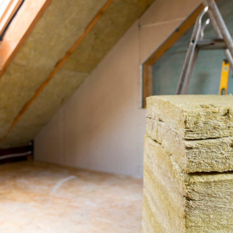how is room in roof insulation installed